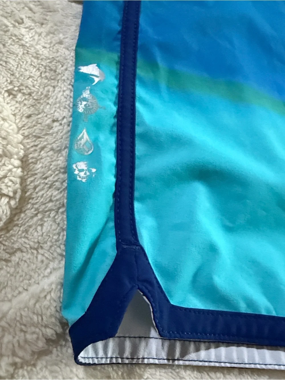 Men’s Salt Life Orange & Teal Gradient Swim Trunks